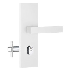 White Entry Pro 3.0 front door handle