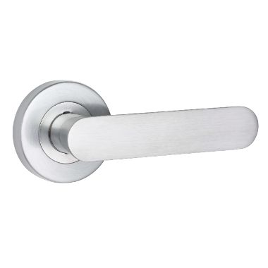 Metz Passage Set Satin Chrome Door Handle v3