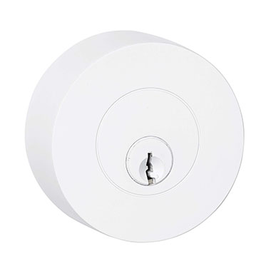 Round Flat DeadBolt 21811 WH v2