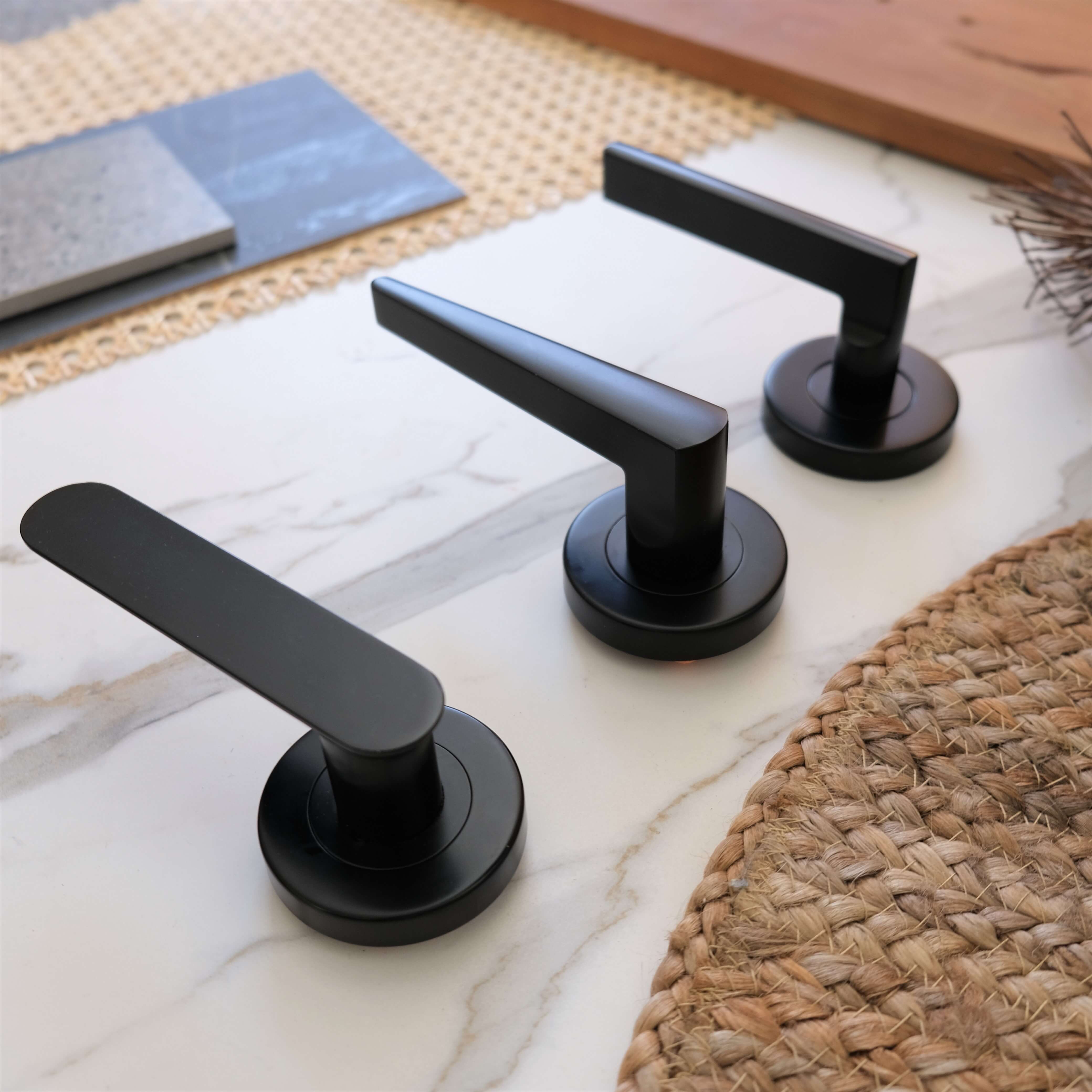Metz, Berja, Orba black door handles black door handles lemaar