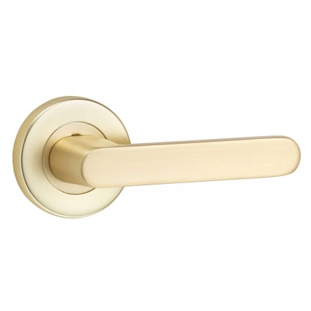brushed brass door handle passage set Almeri brushed brass door handle passage set Almeri