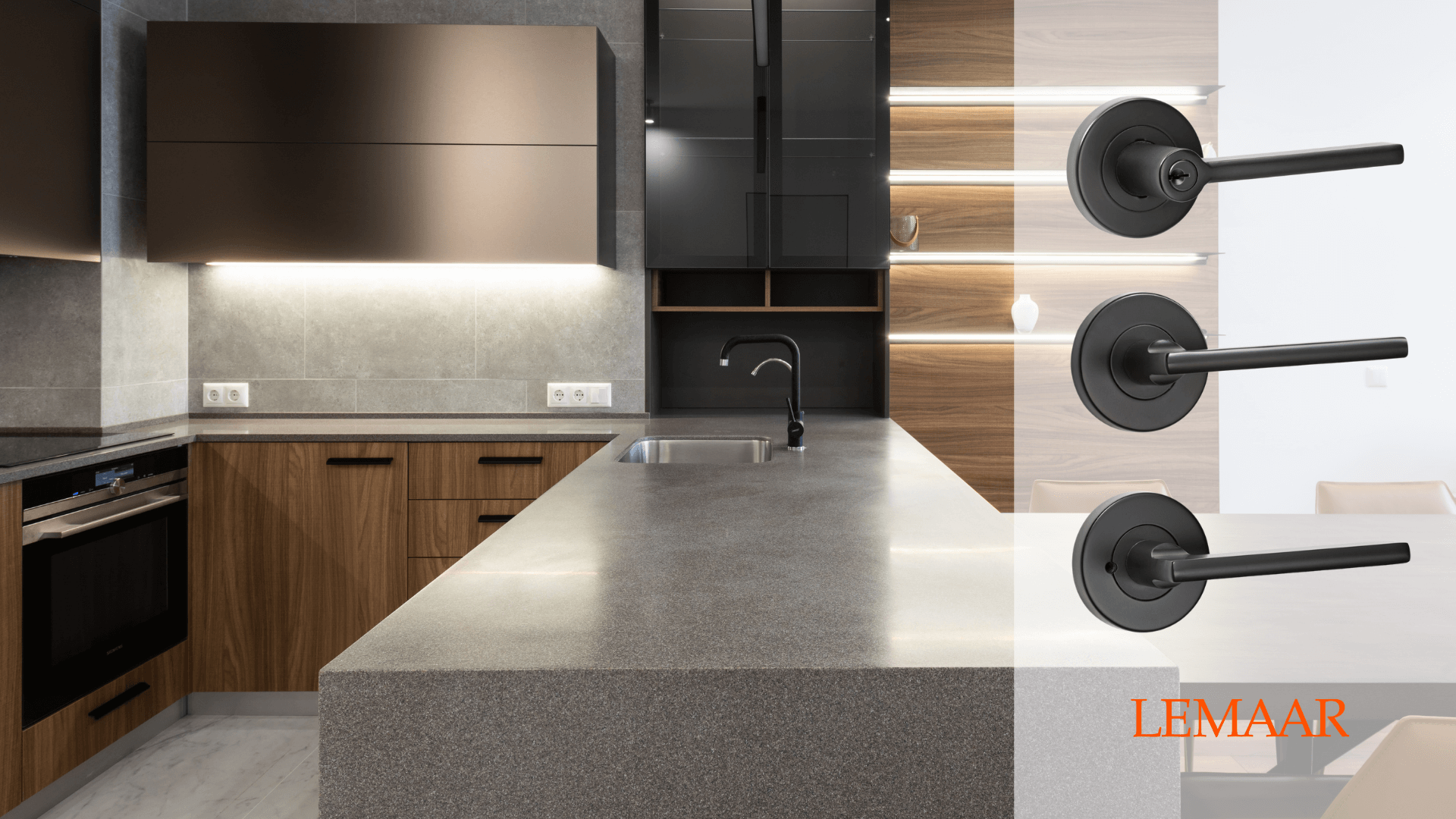 Orba, black door handle range black door handles lemaar