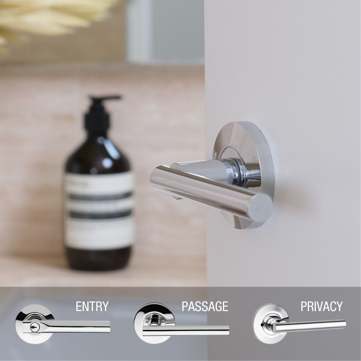 door handle girona chrome