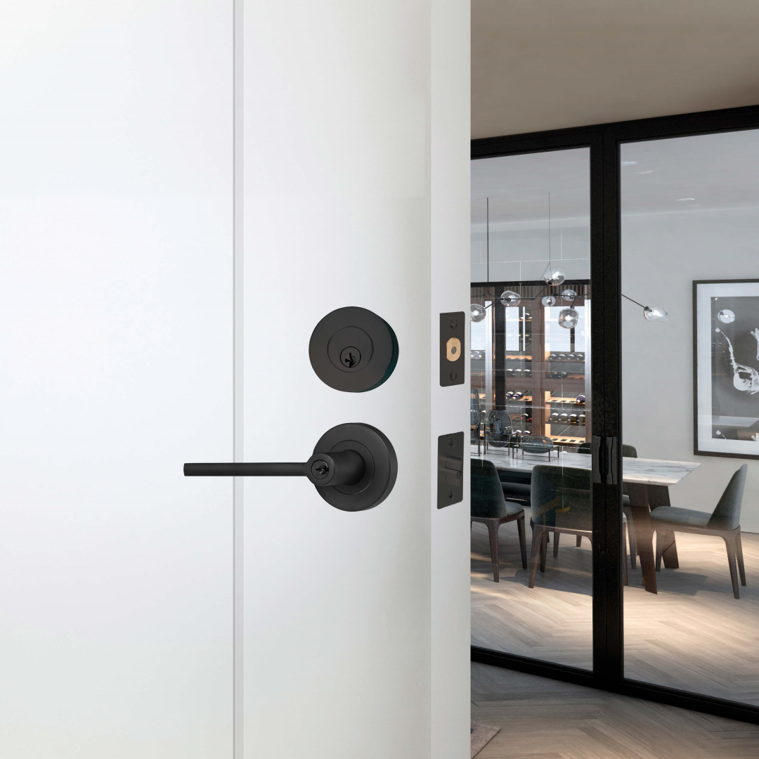 orba black door handle deadbolt front door v2
