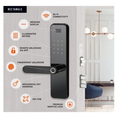 rectangle smart lock
